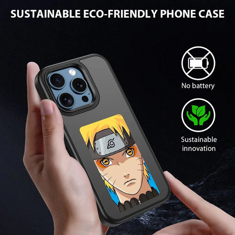 NFC Function Phone Case DIY Electronic Ink Case For iPhone 15 14 pro 3.7inch Screen Display Box Wireless